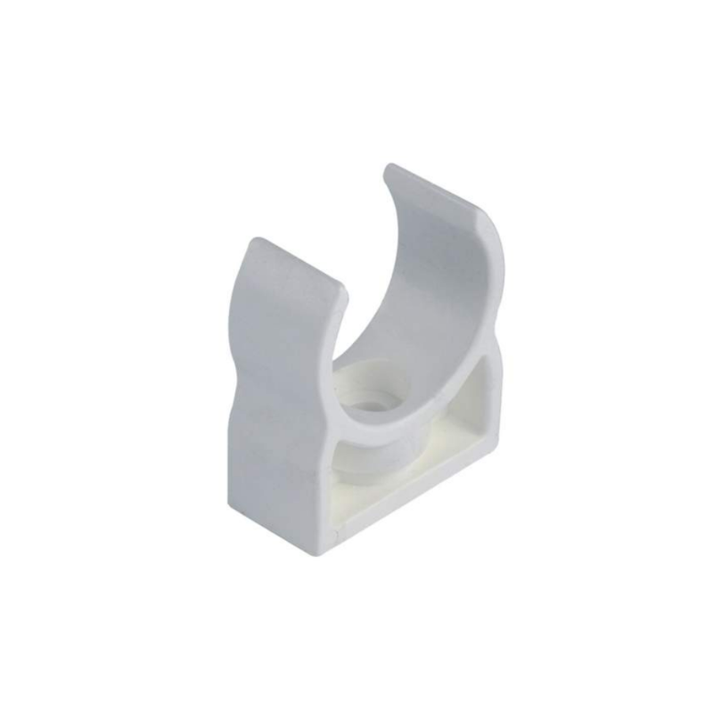 ATTACHE PVC D-32 BLANC CE/RPD32-CLIP